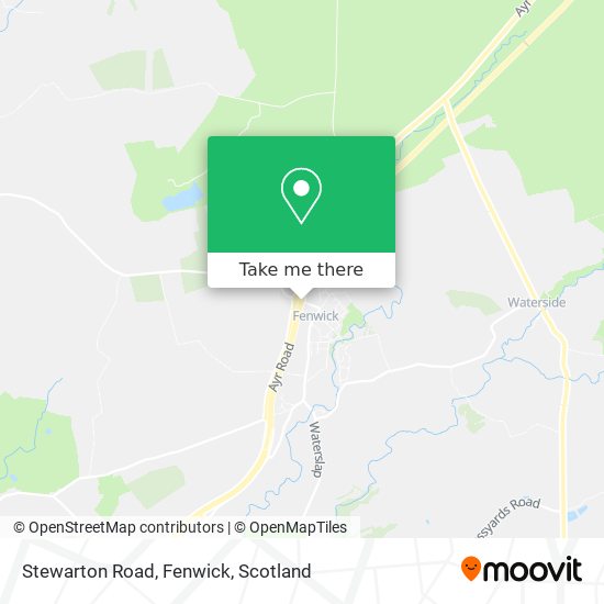 Stewarton Road, Fenwick map