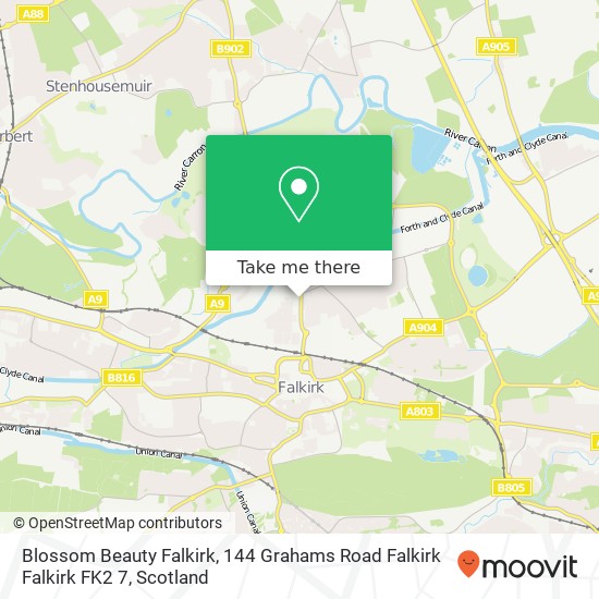 Blossom Beauty Falkirk, 144 Grahams Road Falkirk Falkirk FK2 7 map