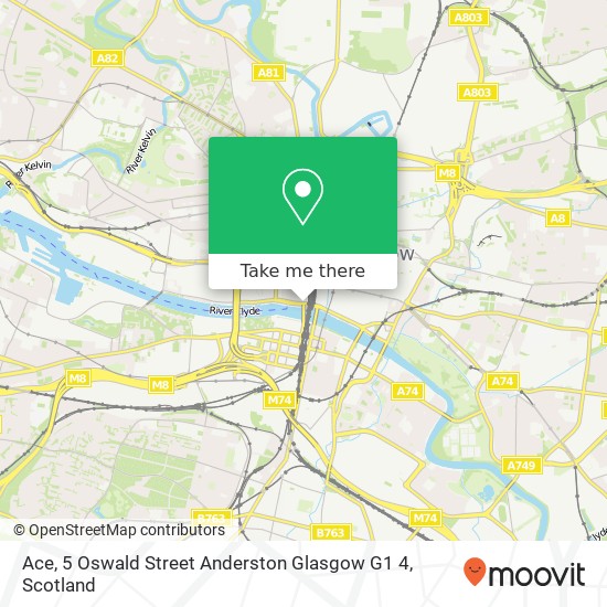 Ace, 5 Oswald Street Anderston Glasgow G1 4 map