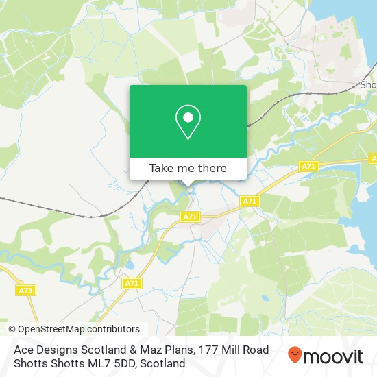 Ace Designs Scotland & Maz Plans, 177 Mill Road Shotts Shotts ML7 5DD map