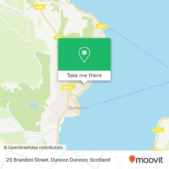 20 Brandon Street, Dunoon Dunoon map