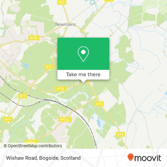Wishaw Road, Bogside map