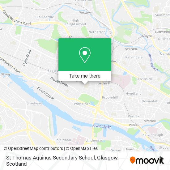 St Thomas Aquinas Secondary School, Glasgow map