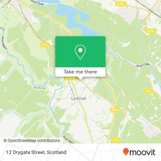 12 Drygate Street, Larkhall Larkhall map