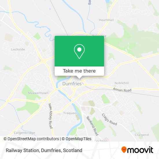 Railway Station, Dumfries map