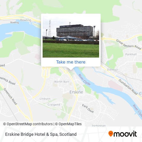 How to get to Erskine Bridge Hotel & Spa in Erskine by Bus, Train or