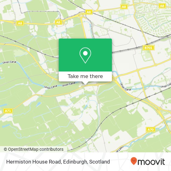 Hermiston House Road, Edinburgh map