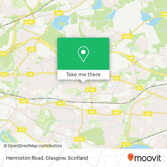Hermiston Road, Glasgow map