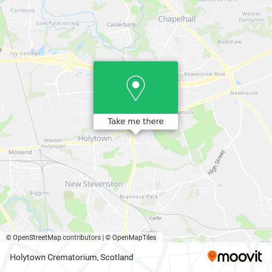 Holytown Crematorium map