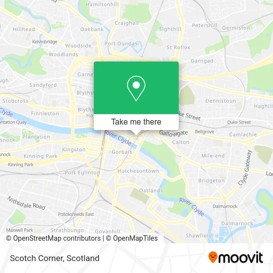 Scotch Corner map