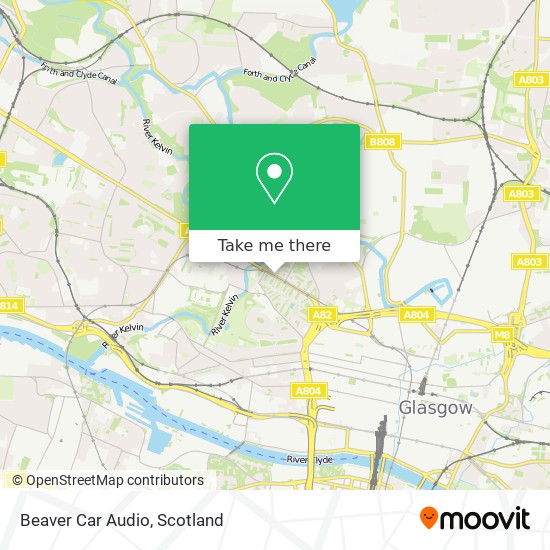 Beaver Car Audio map