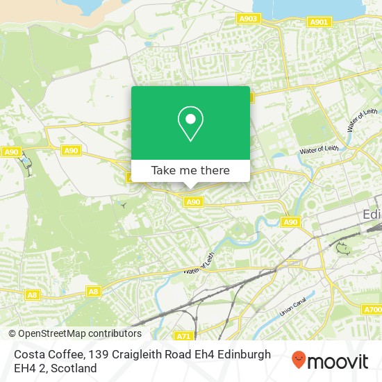 Costa Coffee, 139 Craigleith Road Eh4 Edinburgh EH4 2 map
