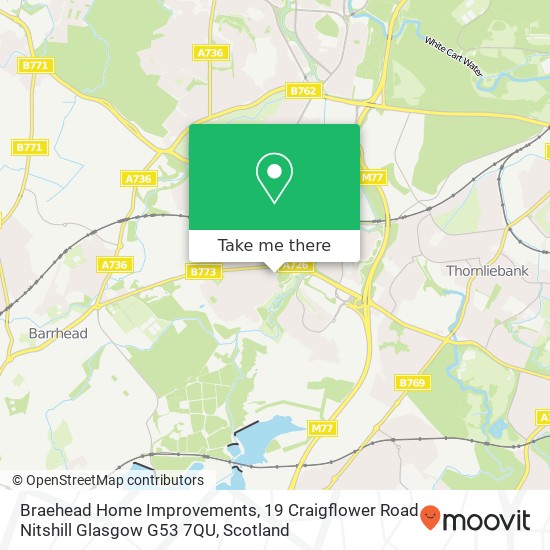 Braehead Home Improvements, 19 Craigflower Road Nitshill Glasgow G53 7QU map