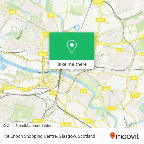 St Enoch Shopping Centre, Glasgow map