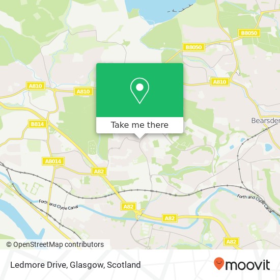 Ledmore Drive, Glasgow map