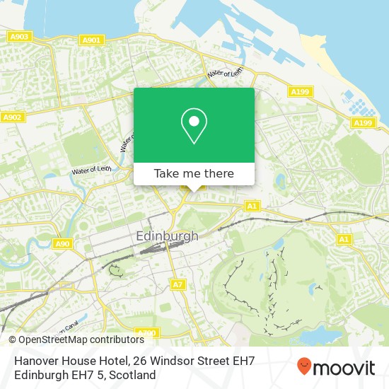 Hanover House Hotel, 26 Windsor Street EH7 Edinburgh EH7 5 map