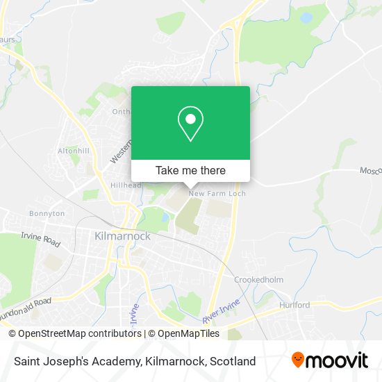 Saint Joseph's Academy, Kilmarnock map