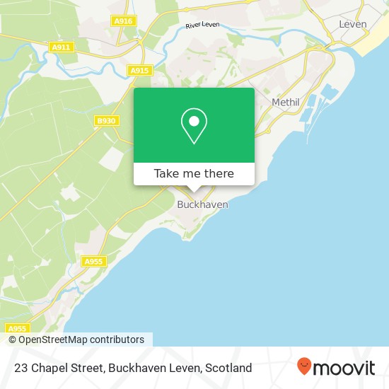 23 Chapel Street, Buckhaven Leven map