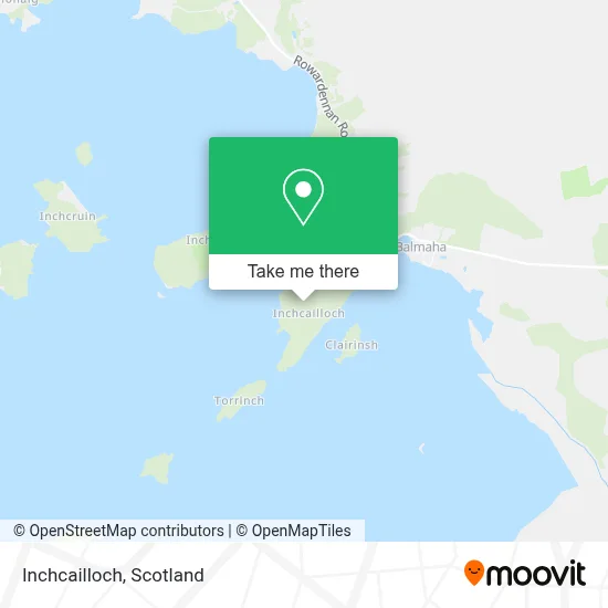 Inchcailloch map