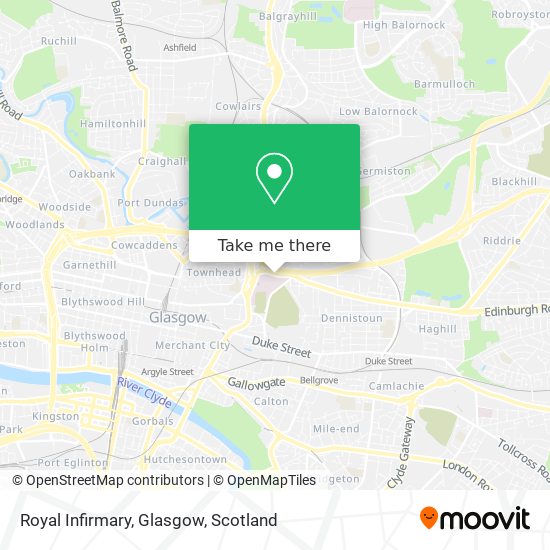 Royal Infirmary, Glasgow map