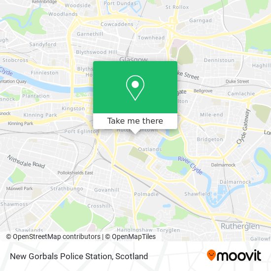 New Gorbals Police Station map