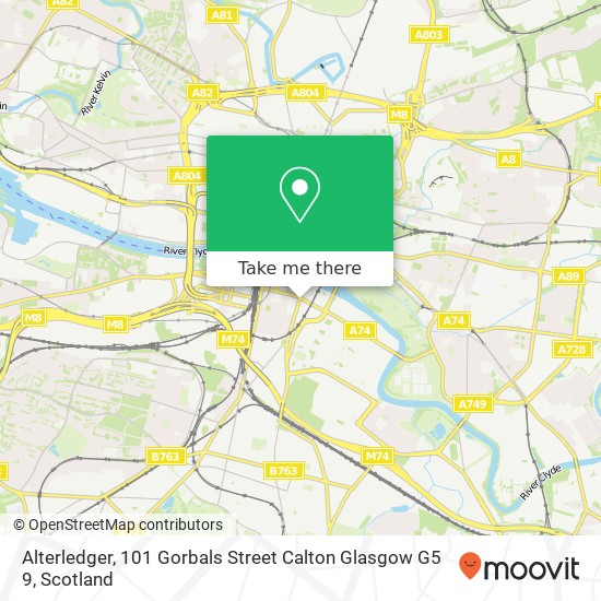 Alterledger, 101 Gorbals Street Calton Glasgow G5 9 map