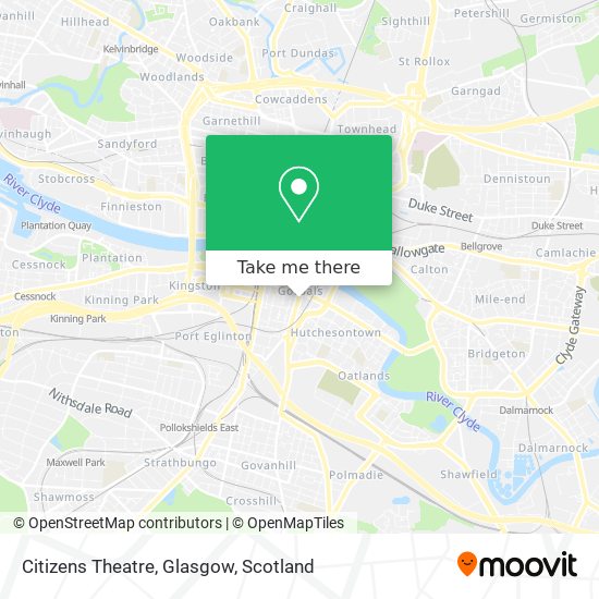 Citizens Theatre, Glasgow map