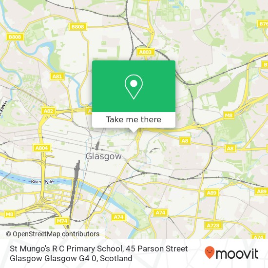 St Mungo's R C Primary School, 45 Parson Street Glasgow Glasgow G4 0 map