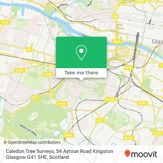Caledon Tree Surveys, 54 Aytoun Road Kingston Glasgow G41 5HE map