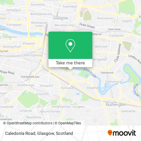 Caledonia Road, Glasgow map