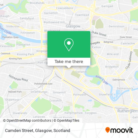 Camden Street, Glasgow map