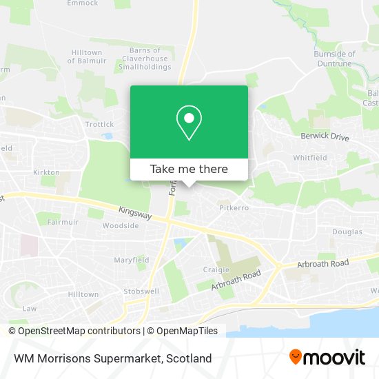 WM Morrisons Supermarket map