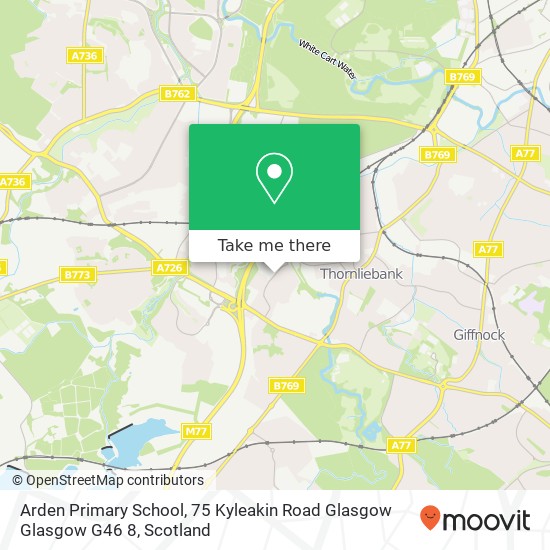 Arden Primary School, 75 Kyleakin Road Glasgow Glasgow G46 8 map