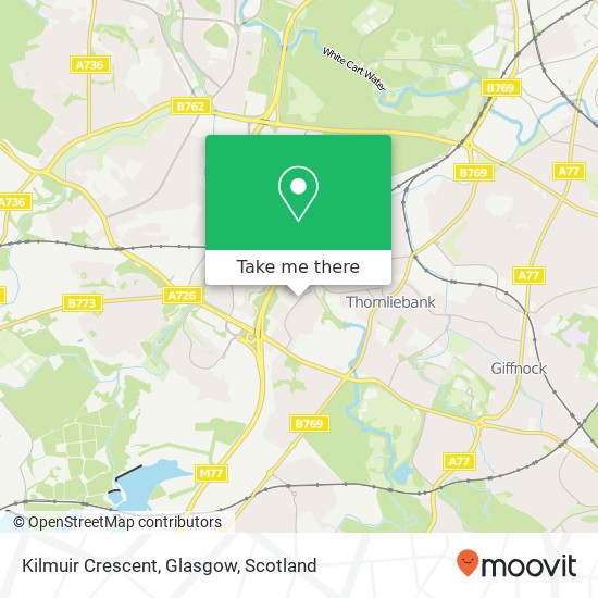 Kilmuir Crescent, Glasgow map