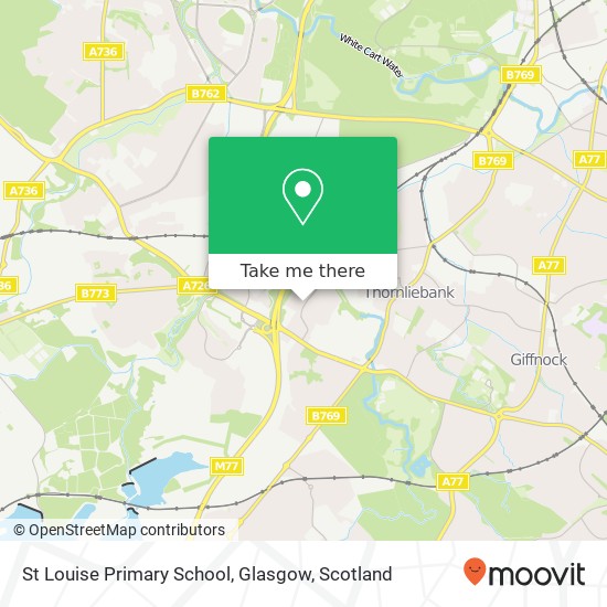 St Louise Primary School, Glasgow map