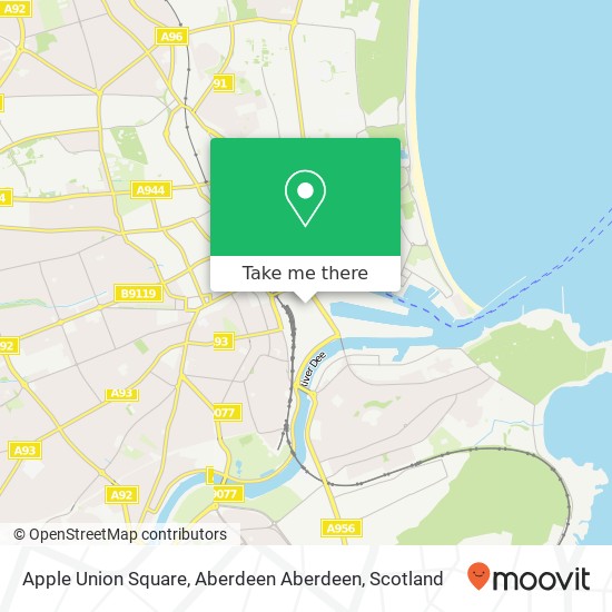 Apple Union Square, Aberdeen Aberdeen map