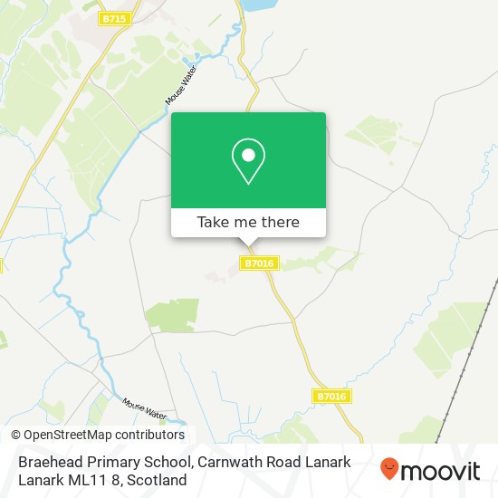 Braehead Primary School, Carnwath Road Lanark Lanark ML11 8 map