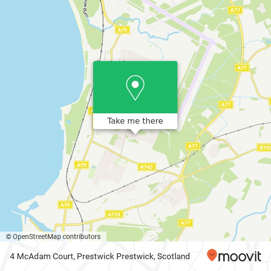 4 McAdam Court, Prestwick Prestwick map