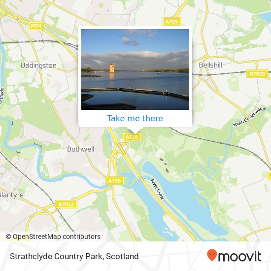 Strathclyde Country Park map