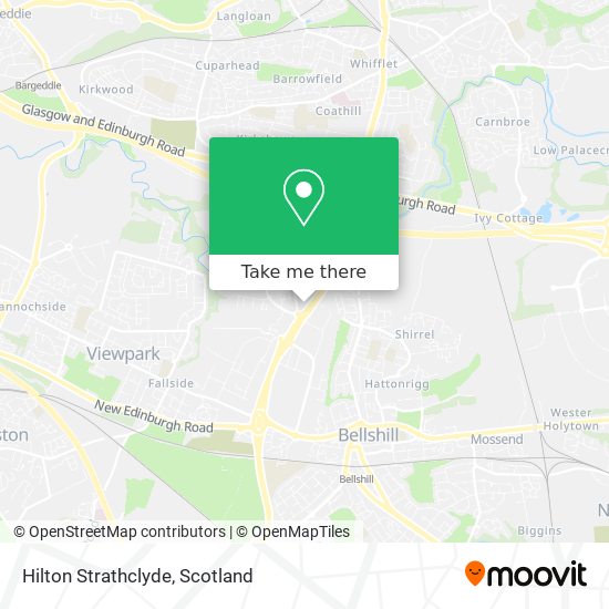 Hilton Strathclyde map