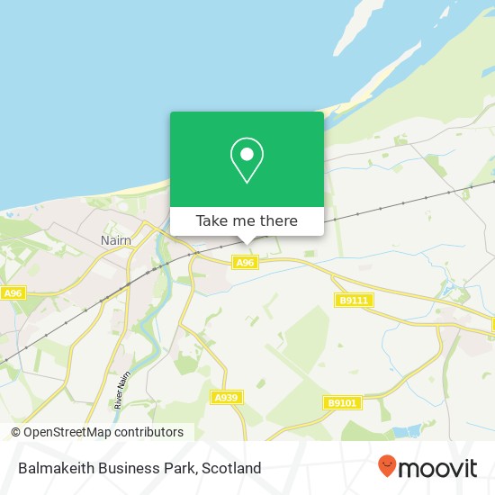 Balmakeith Business Park map