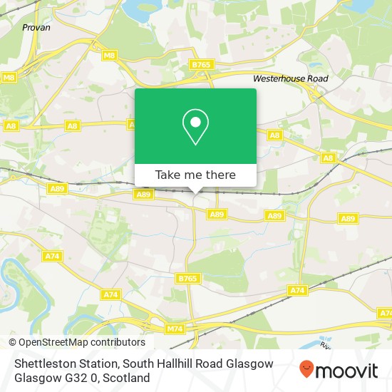 Shettleston Station, South Hallhill Road Glasgow Glasgow G32 0 map