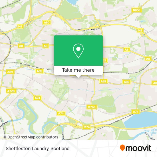 Shettleston Laundry map