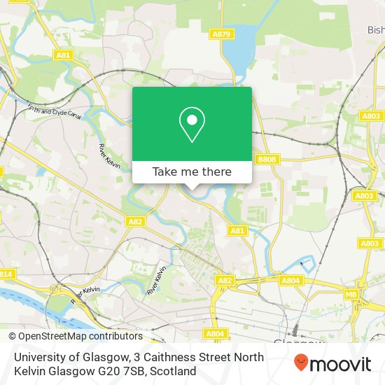 University of Glasgow, 3 Caithness Street North Kelvin Glasgow G20 7SB map