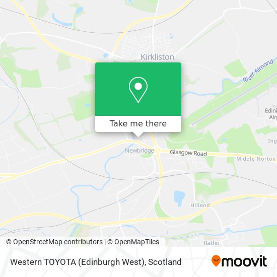 Western TOYOTA (Edinburgh West) map