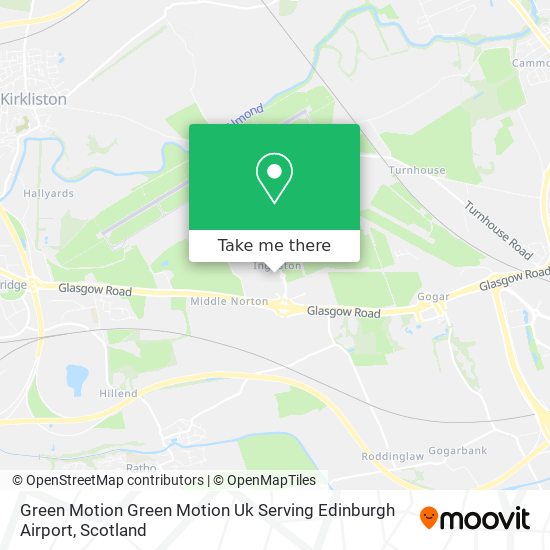 Green Motion Green Motion Uk Serving Edinburgh Airport map