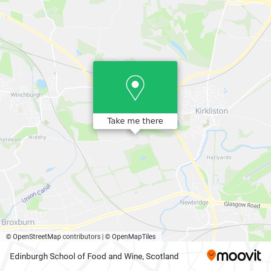 Edinburgh School of Food and Wine map