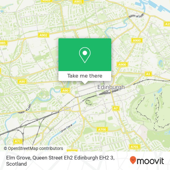 Elm Grove, Queen Street Eh2 Edinburgh EH2 3 map