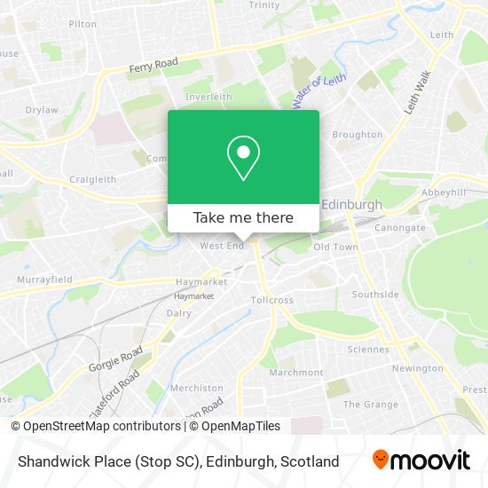 Shandwick Place (Stop SC), Edinburgh map