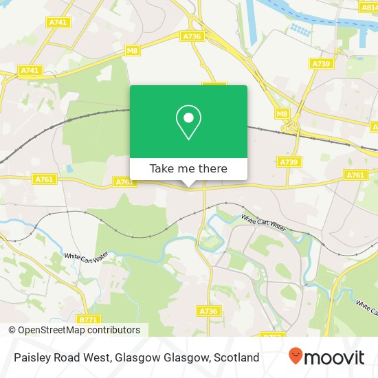 Paisley Road West, Glasgow Glasgow map